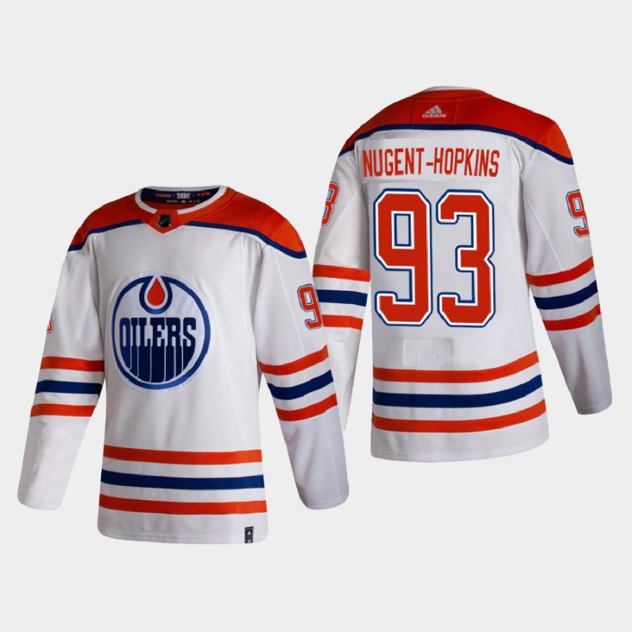 2020 21 ryan nugent hopkins oilers white reverse retro authentic jersey