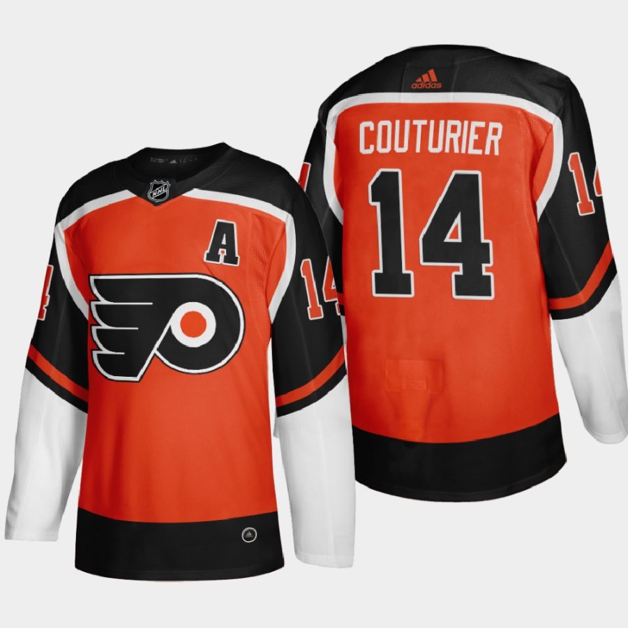 2020 21 sean couturier flyers orange reverse retro fourth authentic jersey