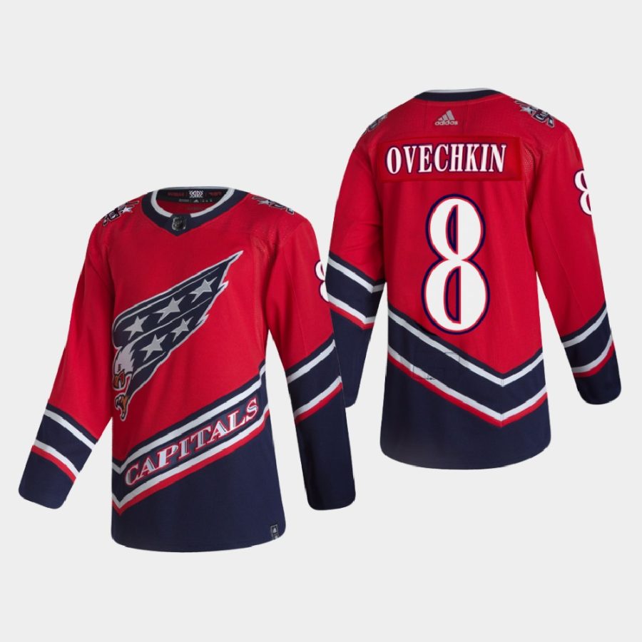 2021 alexander ovechkin capitals red reverse retro authentic jersey