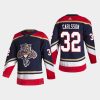 2021 lucas carlsson panthers navy reverse retro authentic jersey