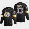 2022 23 mathew barzal islanders black golden diamond 50th anniversary jersey