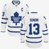 Leafs 13 Sundin Away Captain jersey