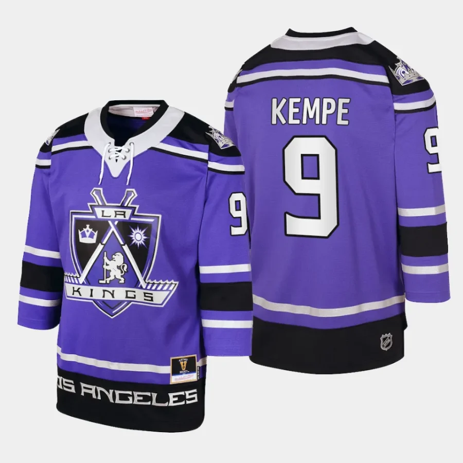 adrian kempe kings purple 2002 blue line player jersey