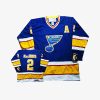 al macinnis blue throwback jersey