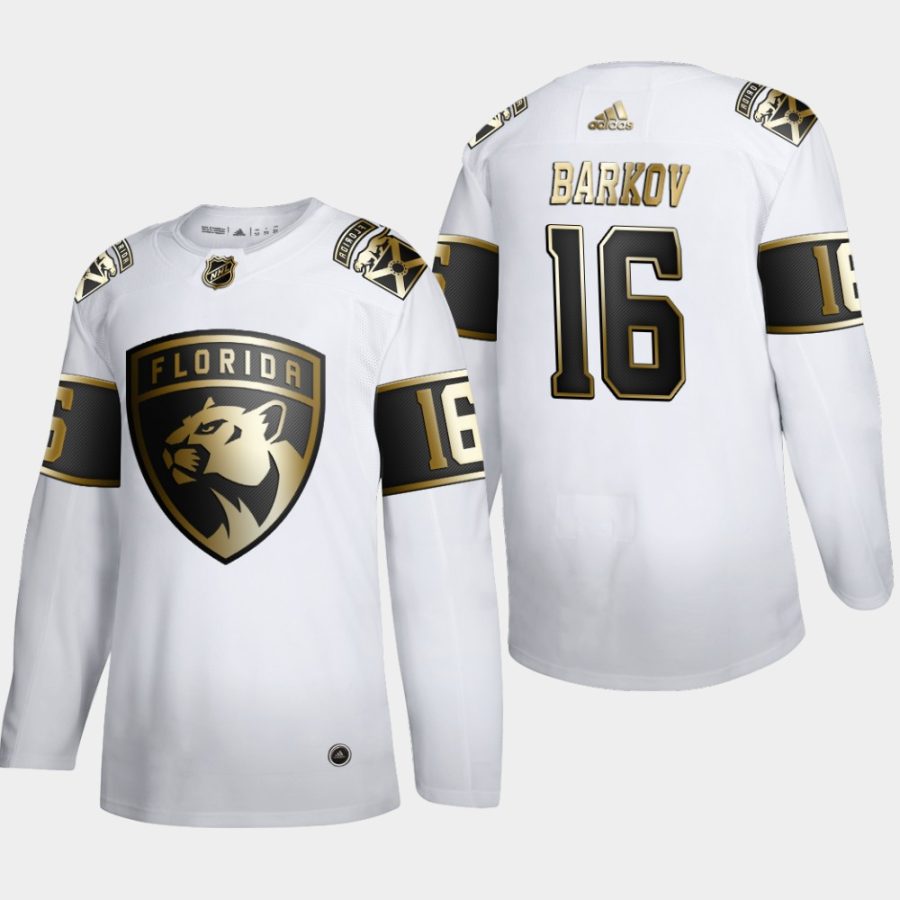 aleksander barkov panthers white nhl golden edition authentic jersey