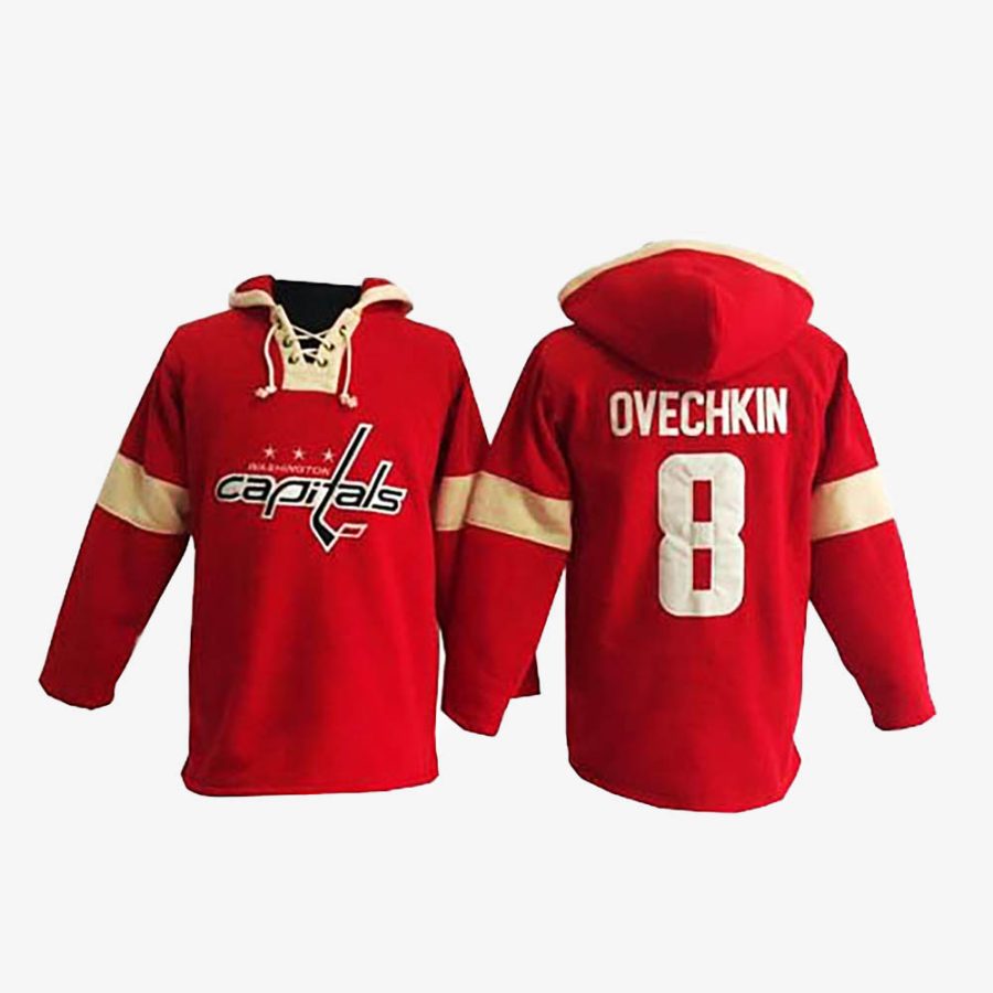 alex ovechkin red hoodie jersey