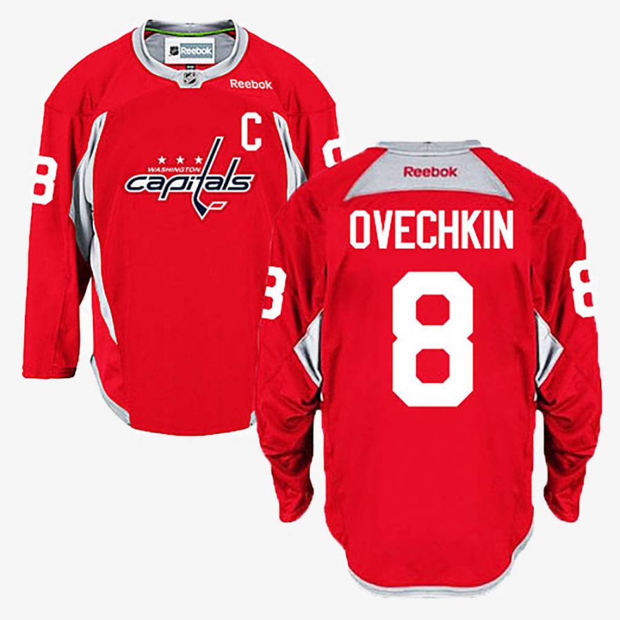 alex ovechkin red practice jersey