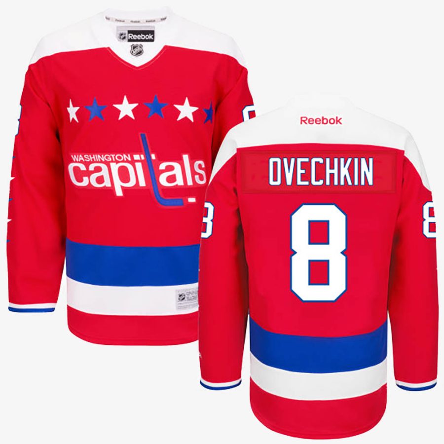 alex ovechkin red premier alternate jersey