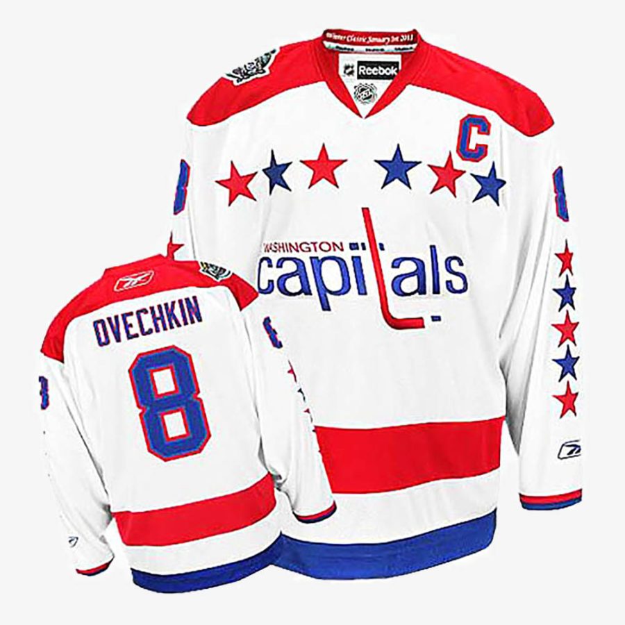 alex ovechkin white authentic jersey