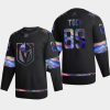 alex tuch golden knights black iridescent holographic collection authentic jersey