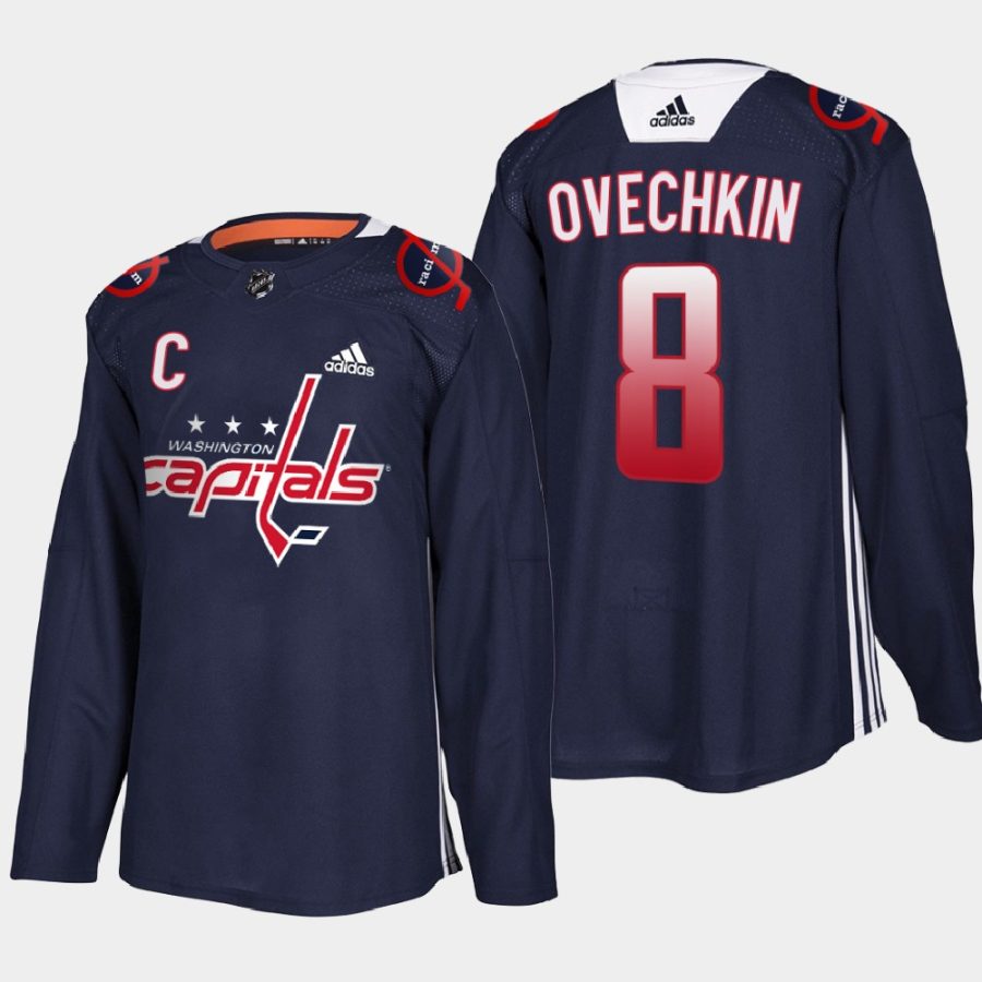 alexander ovechkin capitals navy black history night jersey