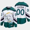 anaheim ducks custom reverse retro special edition jersey white