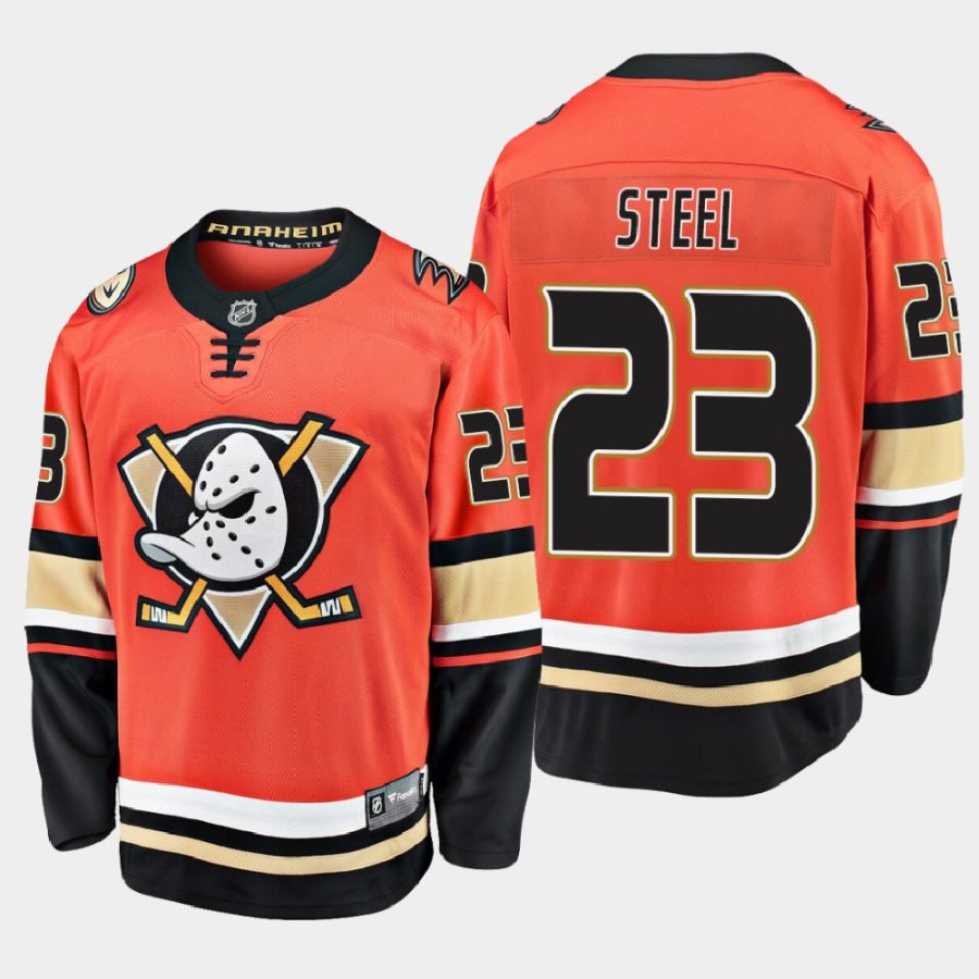 anaheim ducks sam steel alternate 2020 21 breakaway player jersey orange