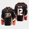 anaheim ducks sonny milano home 2020 21 breakaway player jersey black