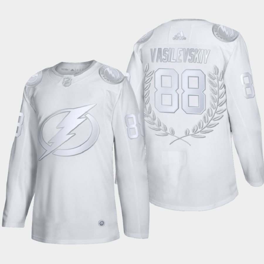 andrei vasilevskiy lightning white awards collection 2020 vezina trophy jersey