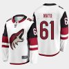 arizona coyotes dysin mayo away breakaway player fanatics jersey white