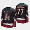 arizona coyotes victor soderstrom 25th anniversary kachina 2020 21 alternate jersey black