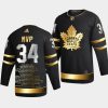 auston matthews maple leafs black nhl mvp career awards jersey