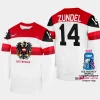 australia hockey kilian zndel 2023 iihf world championship home jersey white