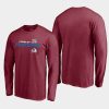 avalanche burgundy 2021 stanley cup playoffs turnover long sleeve t shirt