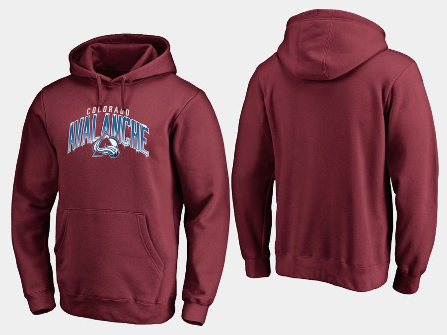 avalanche burgundy hometown collection hoodie