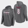 avalanche cale makar gray 2021 stanley cup playoffs authentic pro hoody