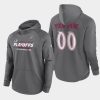 avalanche custom gray 2021 stanley cup playoffs authentic pro hoody