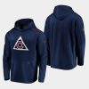 avalanche navy burgundy alternate logo rinkside hoodie