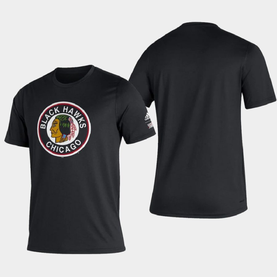 blackhawks black 2021 reverse retro creator t shirt