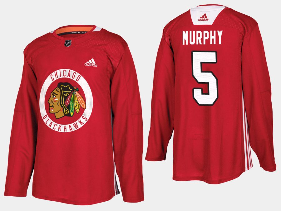 blackhawks connor murphy home adidas practice player jersey