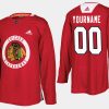 blackhawks custom home adidas practice player jersey