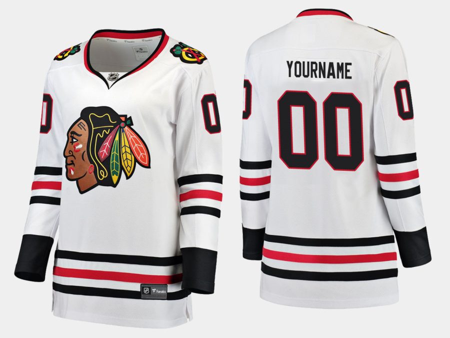 blackhawks custom road breakaway player jersey