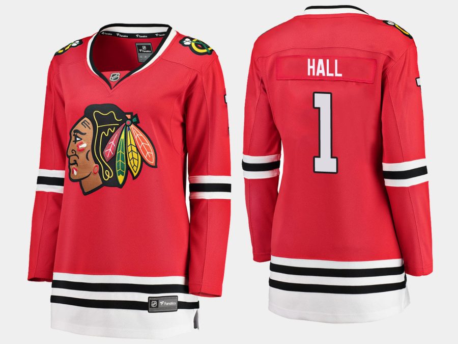 blackhawks glenn hall home breakaway player jersey