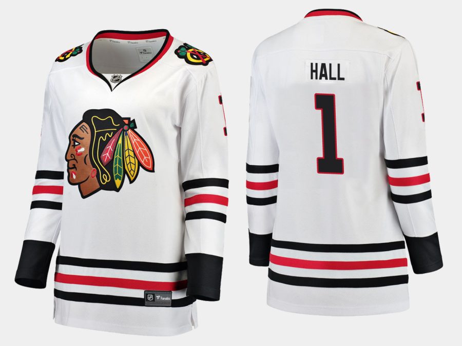 blackhawks glenn hall road breakaway player jersey