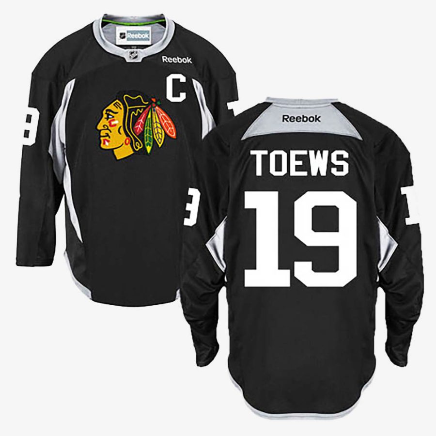 blackhawks jonathan toews black practice jersey