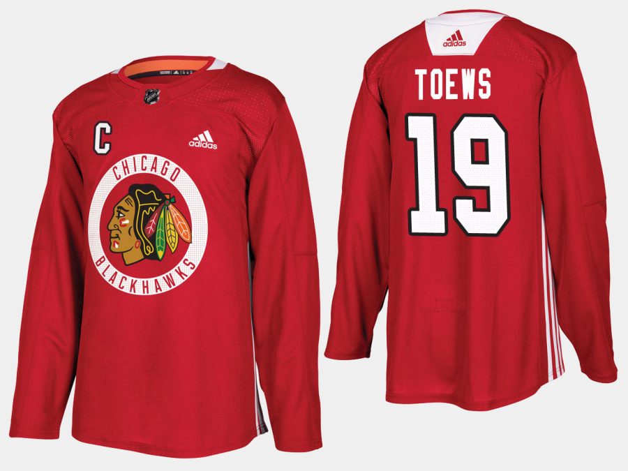 blackhawks jonathan toews home adidas practice player jersey