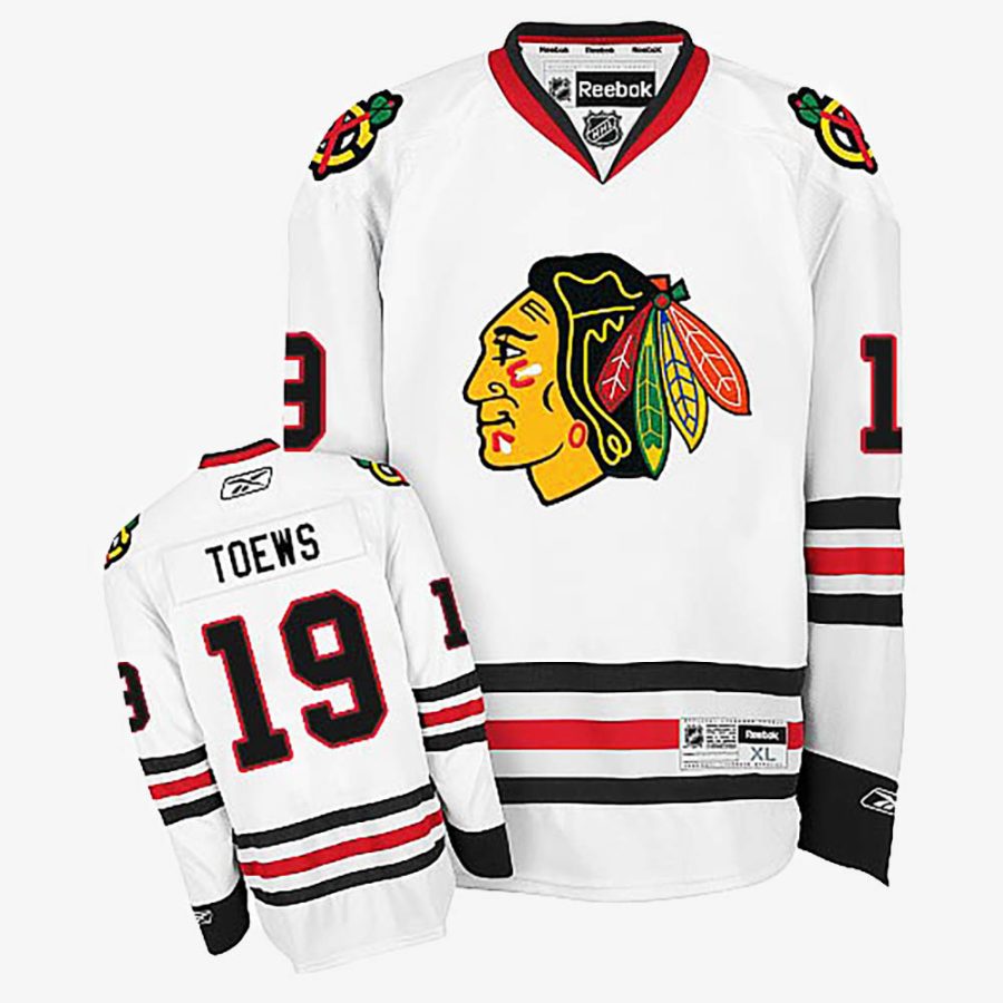 blackhawks jonathan toews white women jersey