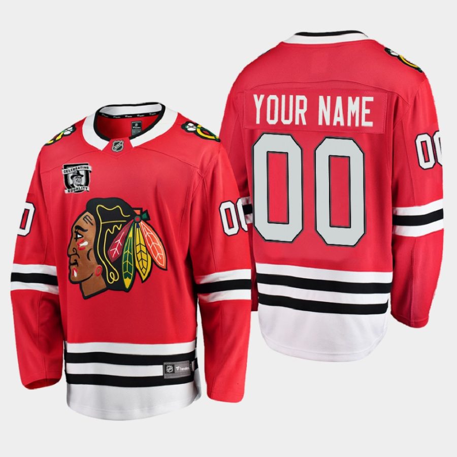 blackhawks red honor willie oree celebrate equality jersey