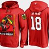 blackhawks retireddenis savard cartoon team color red hoodie