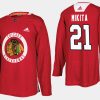 blackhawks stan mikita home adidas practice player jersey