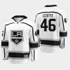 blake lizotte kings white away breakaway jersey