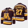 blake mclaughlin minnesota golden gophers maroon 2021 b1g tournament championship replica jersey