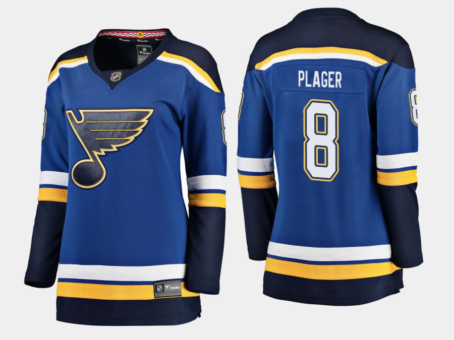 blues barclay plager home breakaway player jersey