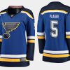 blues bob plager home breakaway player jersey