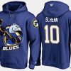 blues brayden schenn cartoon team color blue hoodie