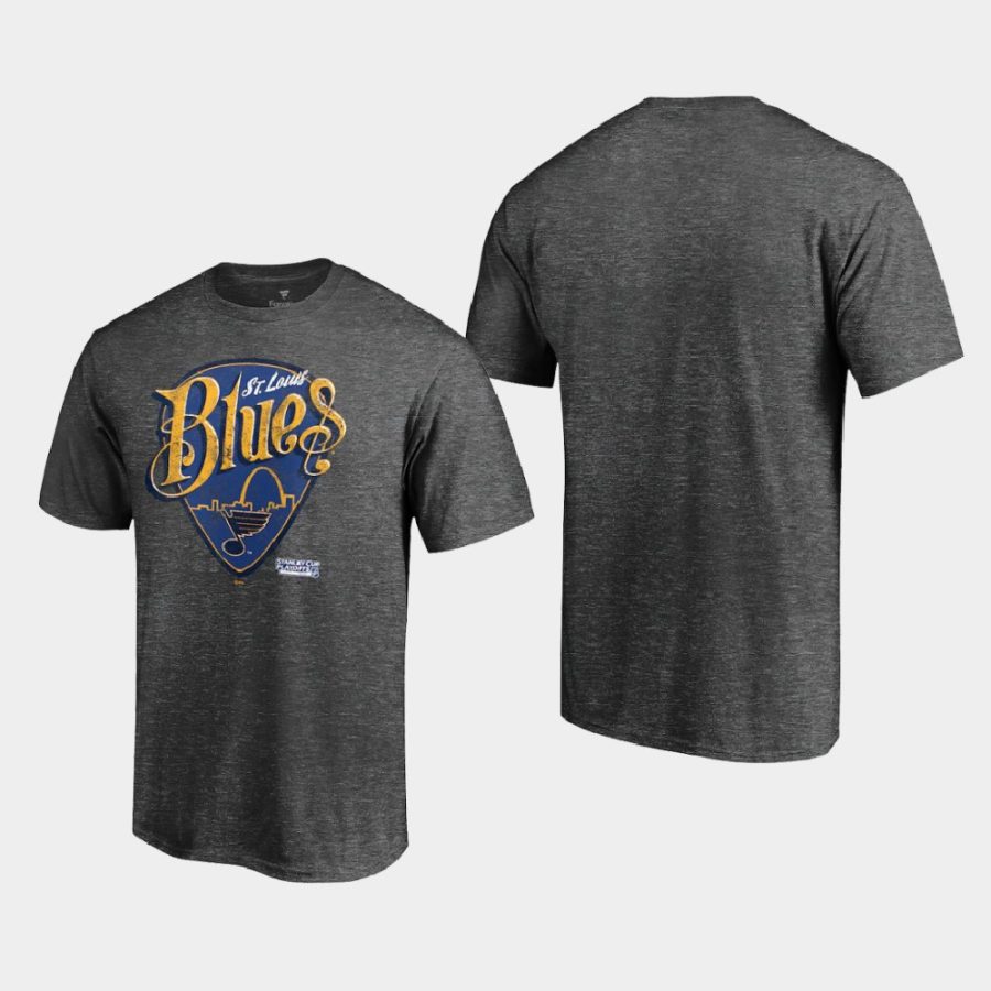 blues charcoal 2021 stanley cup playoffs heads up play t shirt