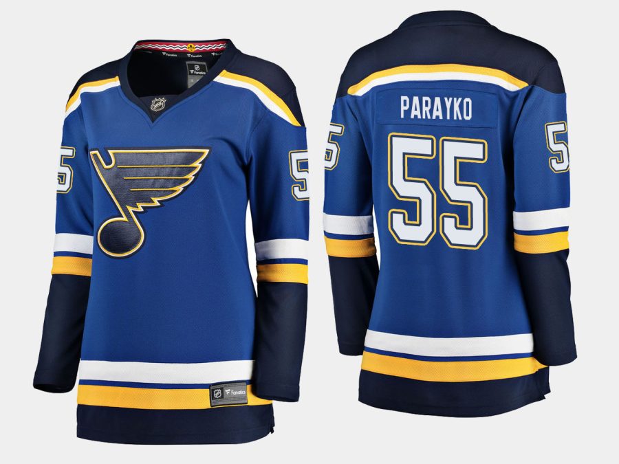 blues colton parayko home breakaway player jersey