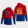 blues colton parayko red 2021 reverse retro authentic pullover hoodie