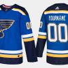 blues custom home blue jersey