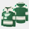 blues kelly green 2024 st. patricks day superior lacer pullover hoodie